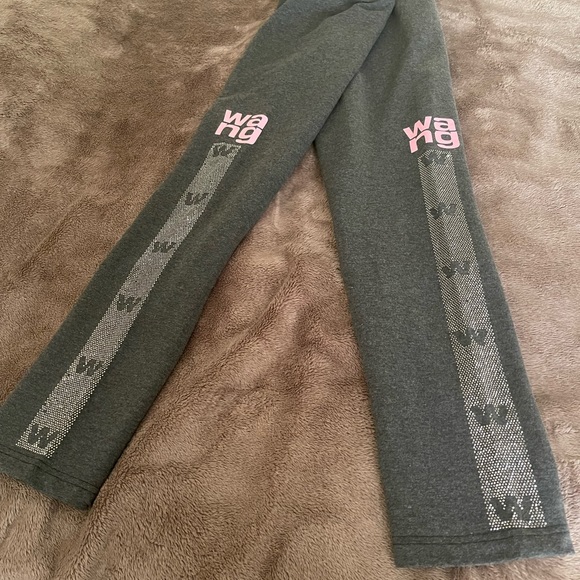 NWOT Sport / Lounge Stretch-Knit Straight Leg Pull-On Pants Beaded Sides, M. - Picture 1 of 3